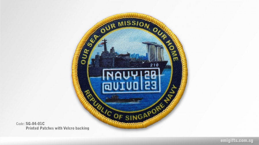 Printed Patches with Velcro backing