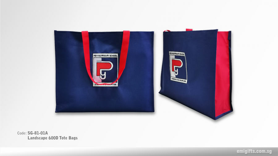 Landscape 600D Tote Bags