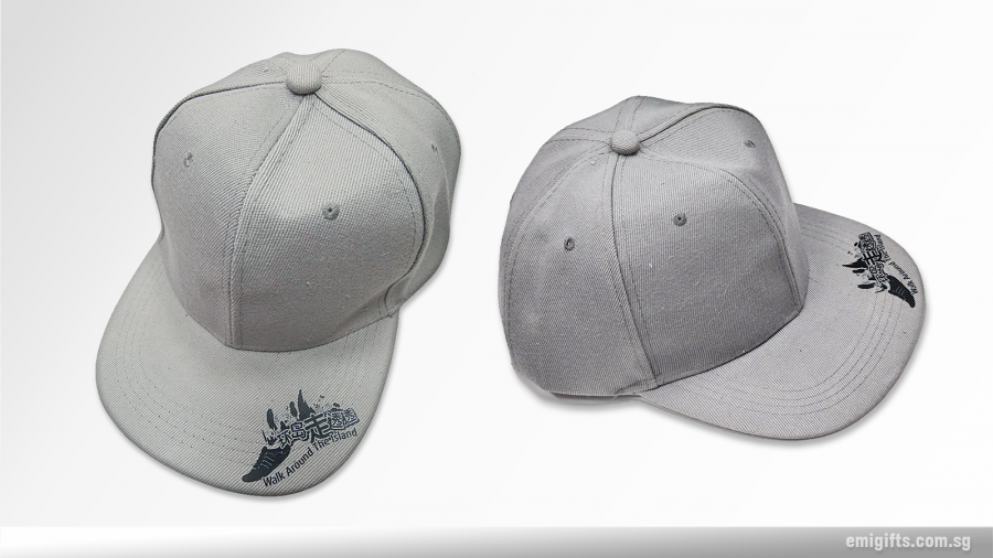 6 Panel Flat Cotton Cap