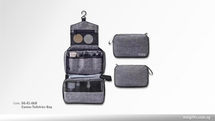 Canvas Toiletries Bag